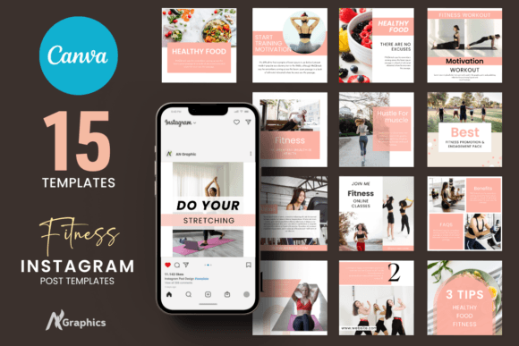 15 Fitness Instagram Post Templates for Engaging Content