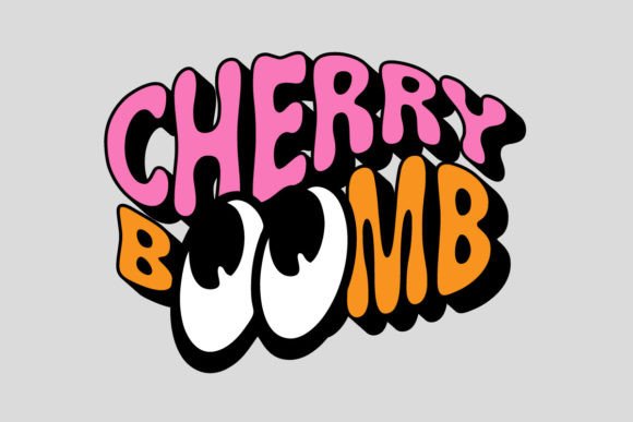 Cherry Bombs T-shirt Design Templates: Ignite Your Streetwear Brand
