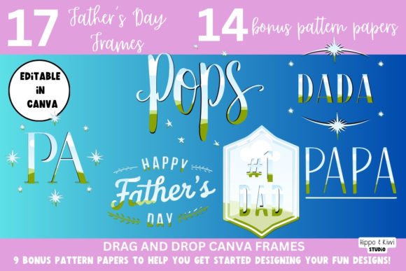 Design Meaningful Father's Day Projects with Canva Frames