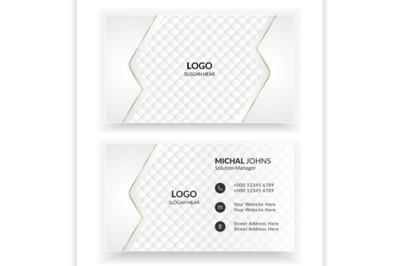 Elevate Your Brand with Luxury White Business Card Templates