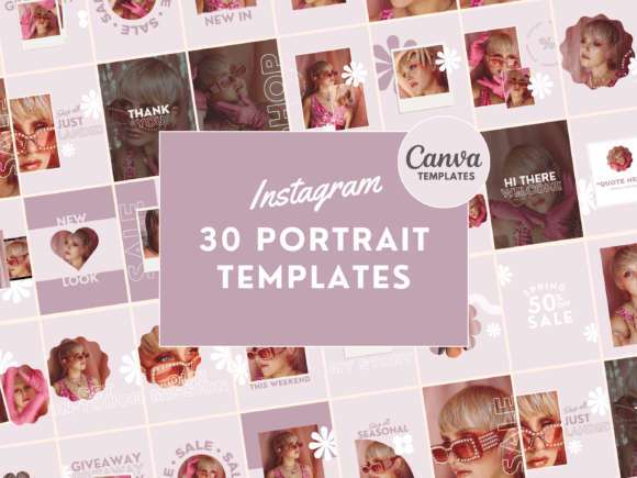 Elevate Your Feed with Pastel Pink Instagram Templates