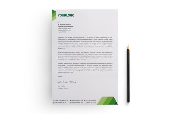 Letterhead Design Templates for Company: A Minimalist Essential