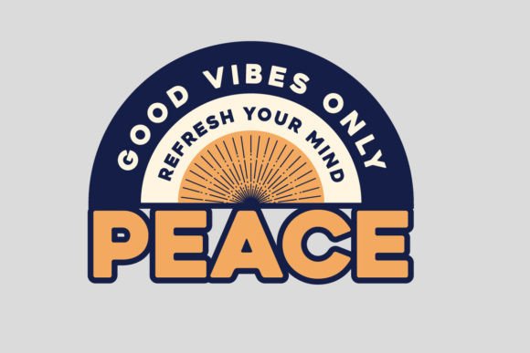 Peace T-shirt Design Templates: Aesthetic Graphics for Merch
