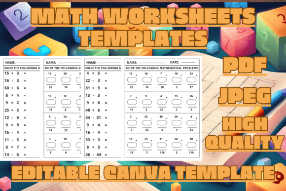 Practical Math Practice: Printable Worksheet Templates