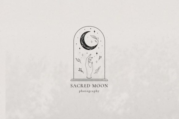 Sacred Moon Logo Templates Kit: Your Complete Branding Solution