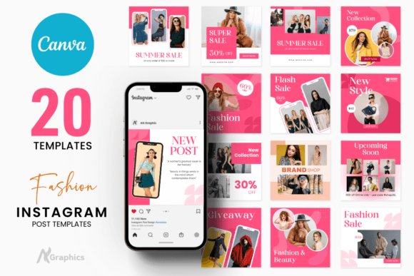 Stop the Scroll: 20 Fashion Instagram Post Templates for Your Brand