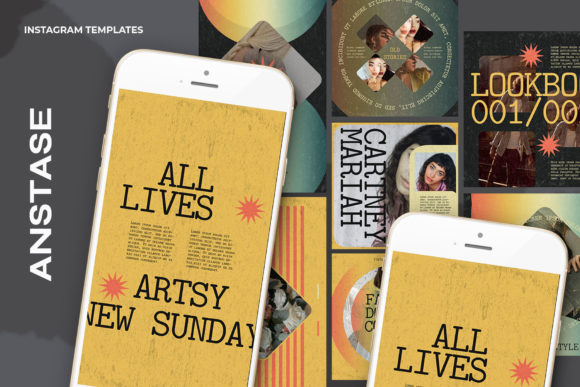 Streamline Your Brand with Anstase Instagram Templates