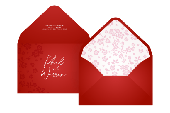 Stunning Cherry Blossom Card & Envelope Templates for Your Designs