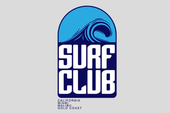 Surf Club Tshirt Design Templates: Your Aesthetic Streetwear Foundation