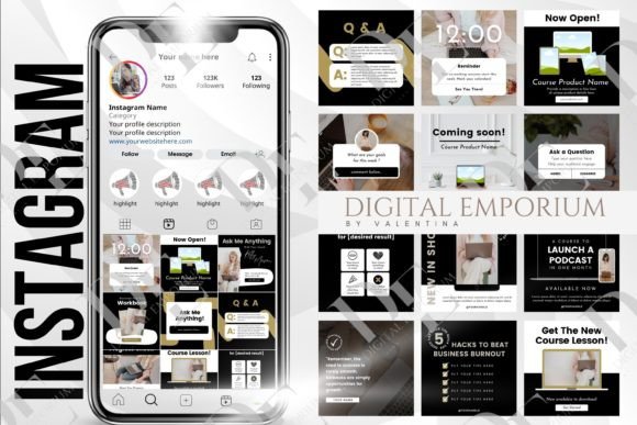 Transform Your Feed: 45 Editable Instagram Canva Templates