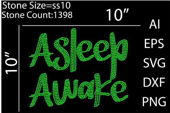 Understanding the (Asleep Awake) Rhinestone Templates Desi Aesthetic
